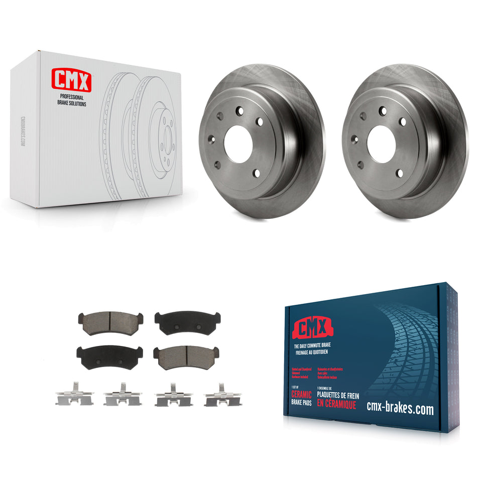 Rear Disc Brake Rotors And Ceramic Pads Kit For Suzuki Forenza Reno Chevrolet Optra K8C-101877