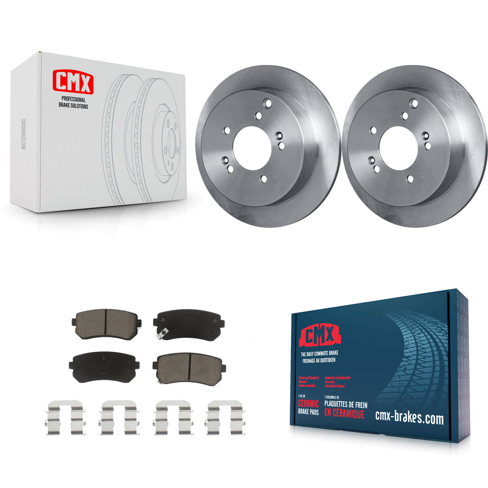 Rear Disc Brake Rotors And Ceramic Pads Kit For Hyundai Tucson Kia Sportage AWD K8C-101887