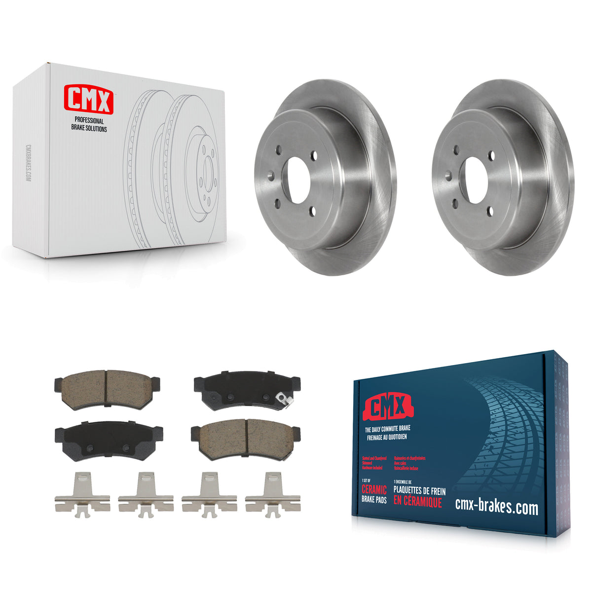 Rear Disc Brake Rotors And Ceramic Pads Kit For Chevrolet Spark EV K8C-101917