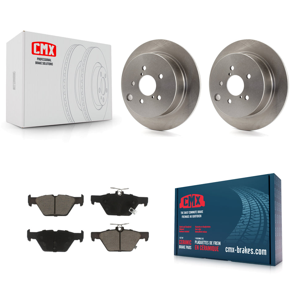 Rear Disc Brake Rotors And Ceramic Pads Kit For Subaru Crosstrek K8C-101978