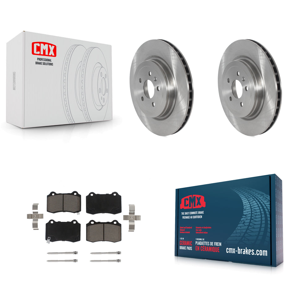 Rear Disc Brake Rotors And Ceramic Pads Kit For 2016 Tesla S From 04 16 K8C-101998