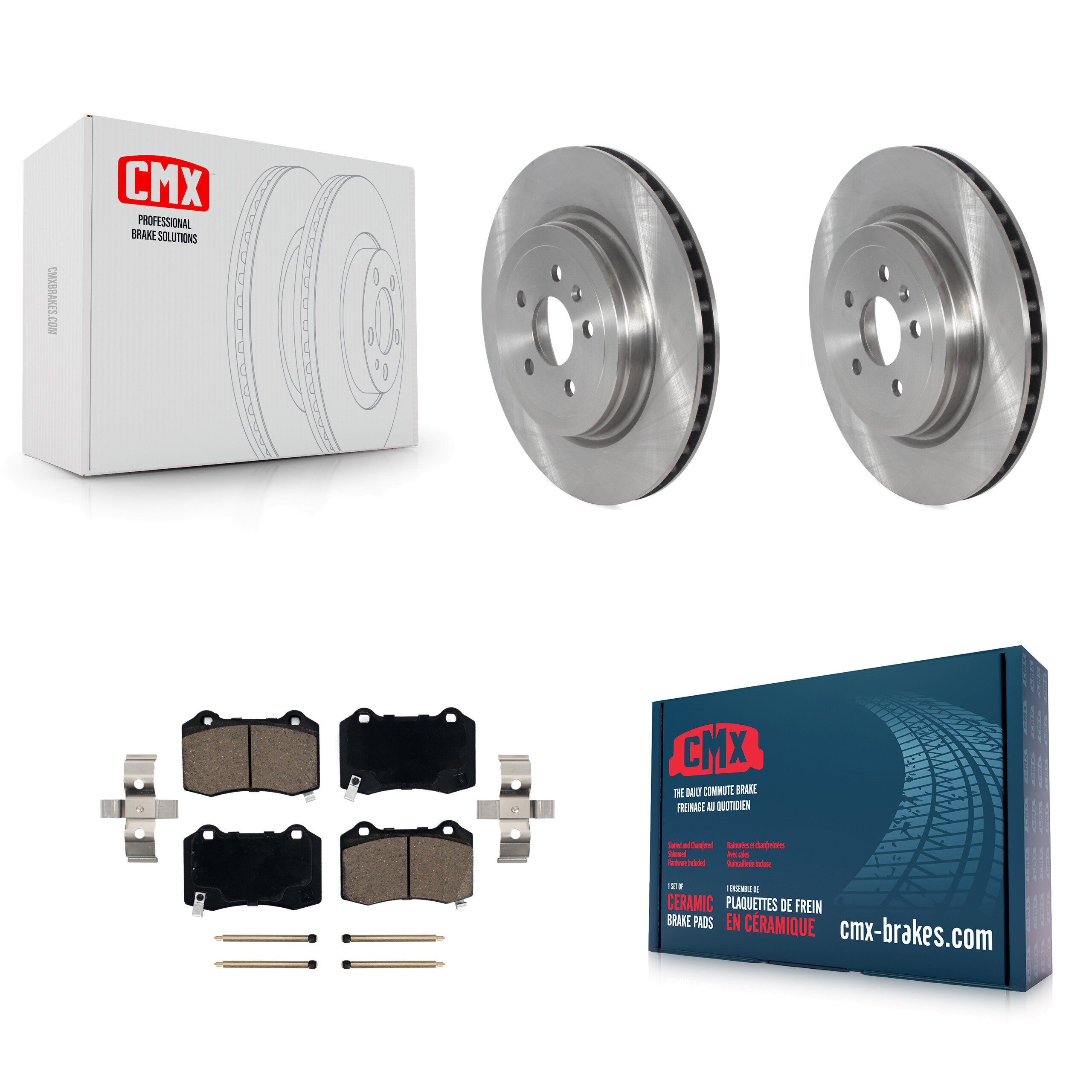 Rear Disc Brake Rotors And Ceramic Pads Kit For Tesla X S K8C-101999