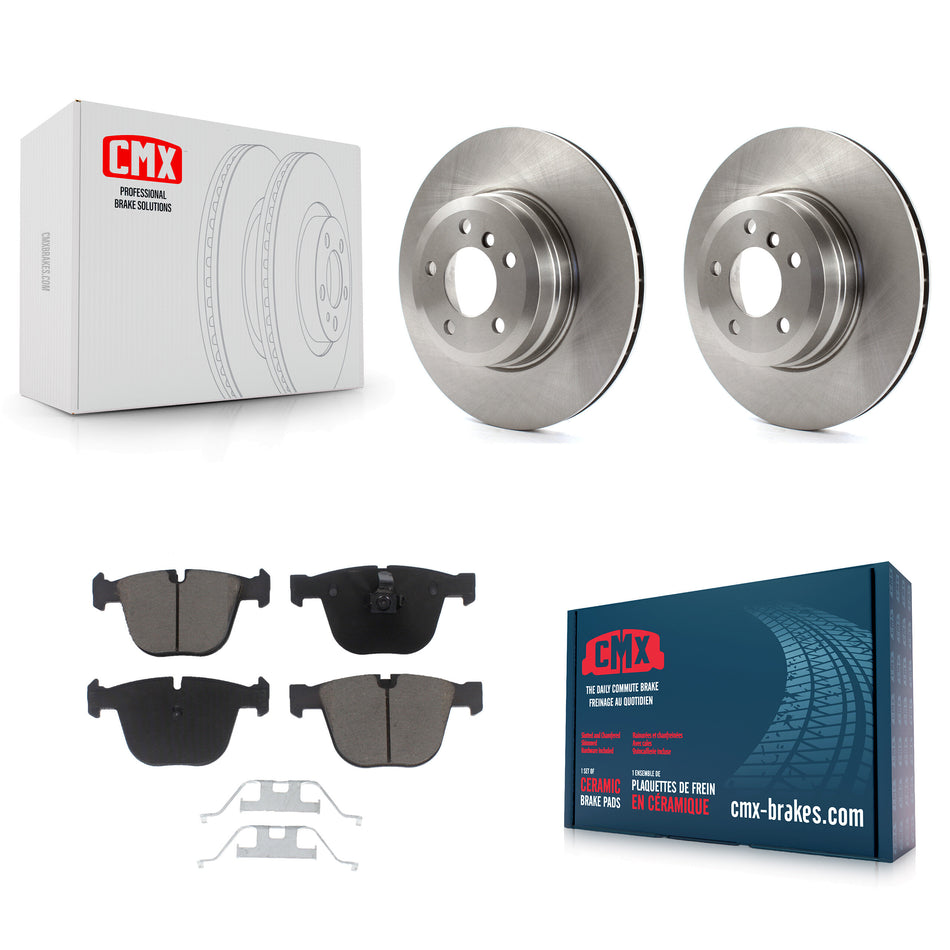 Rear Disc Brake Rotors And Ceramic Pads Kit For BMW X5 X6 K8C-102044