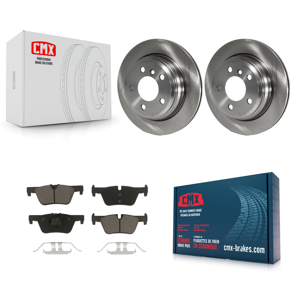 Rear Disc Brake Rotors And Ceramic Pads Kit For BMW 328i xDrive 320i 330i 428i 430i Gran Coupe GT 328d K8C-102048