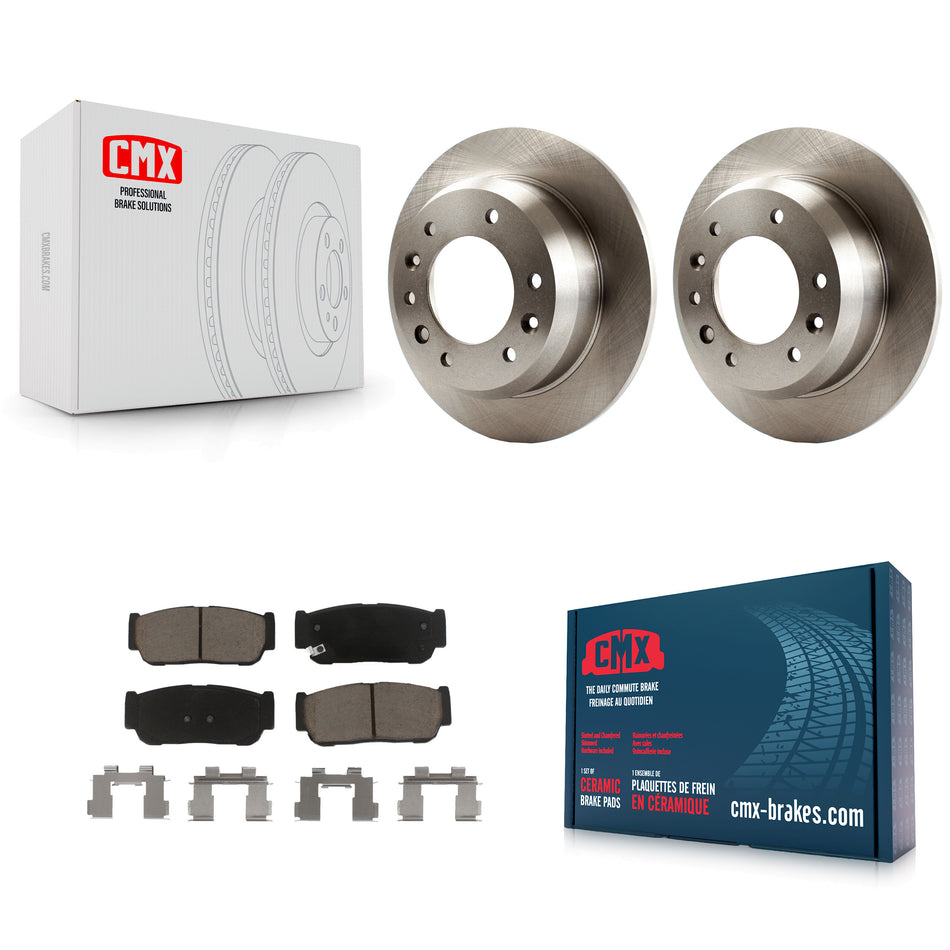 Rear Disc Brake Rotors And Ceramic Pads Kit For Kia Sedona Hyundai Entourage To 04/27/06 K8C-102057