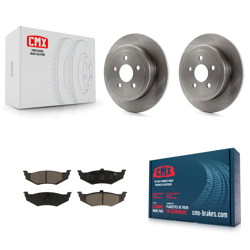 Rear Disc Brake Rotors And Ceramic Pads Kit For Chrysler Sebring Dodge Stratus PT Cruiser Cirrus Plymouth Breeze K8C-102075