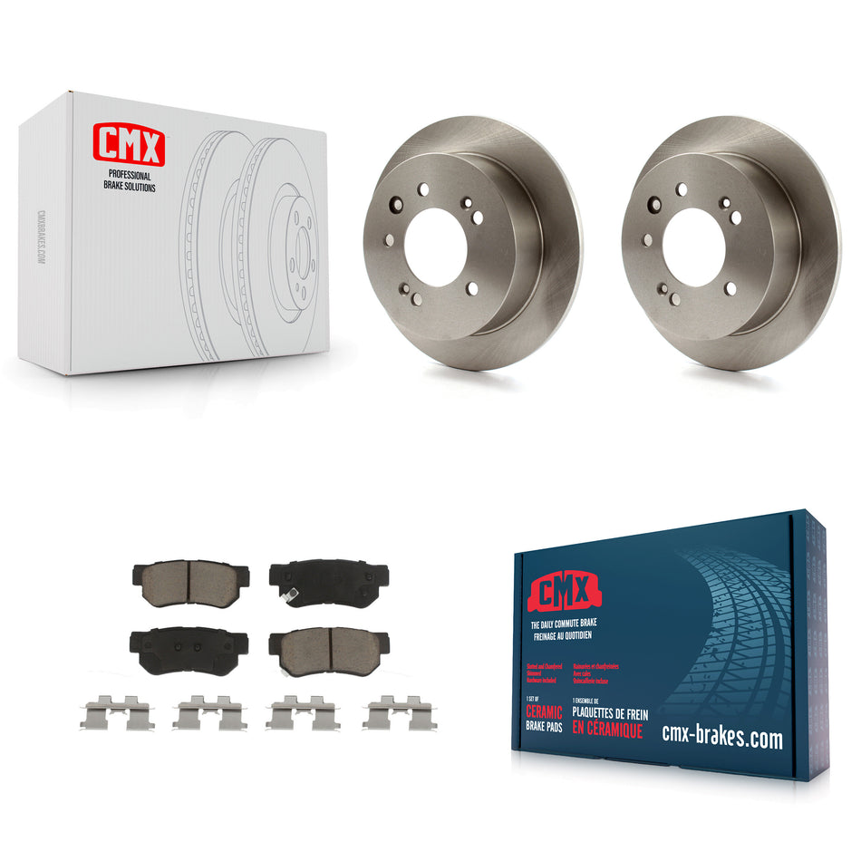 Rear Disc Brake Rotors And Ceramic Pads Kit For Hyundai Elantra K8C-102111