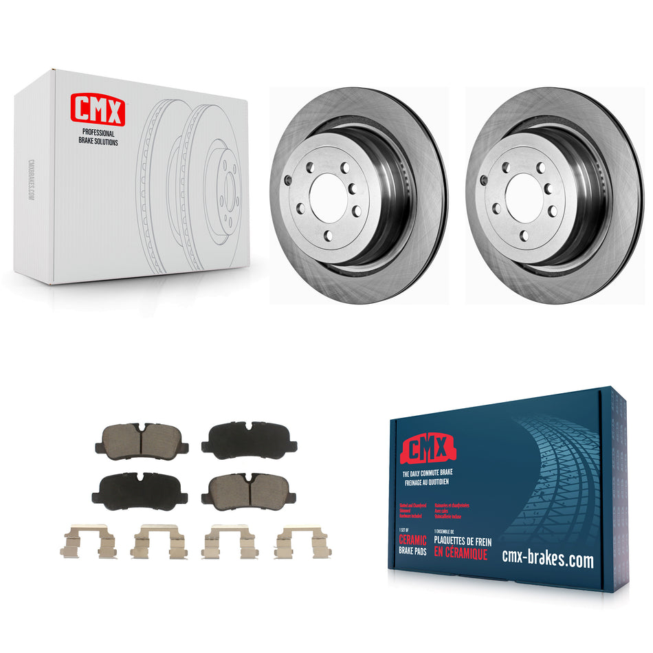Rear Disc Brake Rotors And Ceramic Pads Kit For Land Rover Range K8C-102160