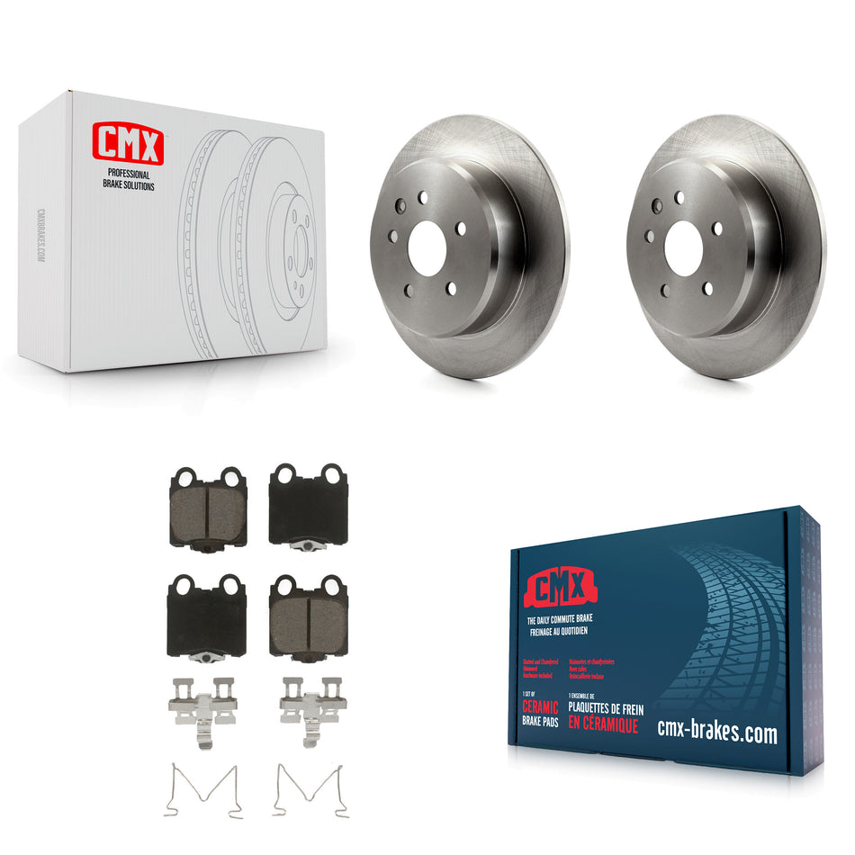 Rear Disc Brake Rotors And Ceramic Pads Kit For Lexus GS300 SC430 IS300 GS400 GS430 K8C-102162