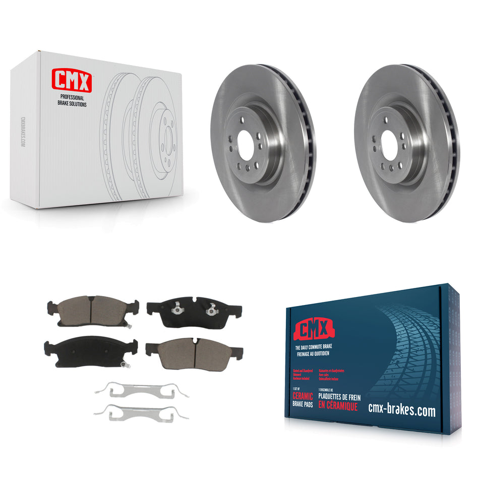Front Disc Brake Rotors And Ceramic Pads Kit For Mercedes-Benz ML350 GLE350 ML400 GLE400 ML250 GLE300d K8C-102991
