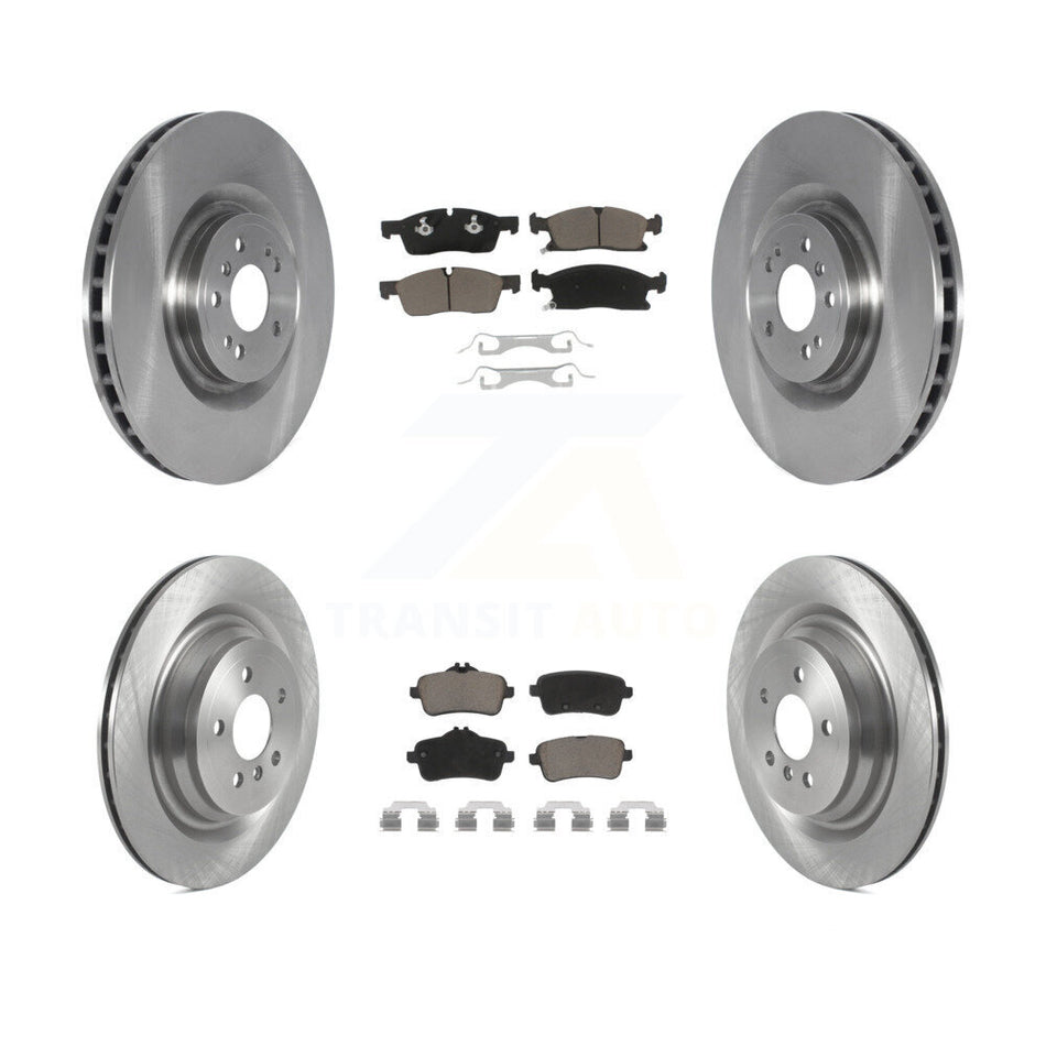 Front Rear Disc Brake Rotors And Ceramic Pads Kit For Mercedes-Benz GLS450 GL450 GL350 ML250 K8C-103007