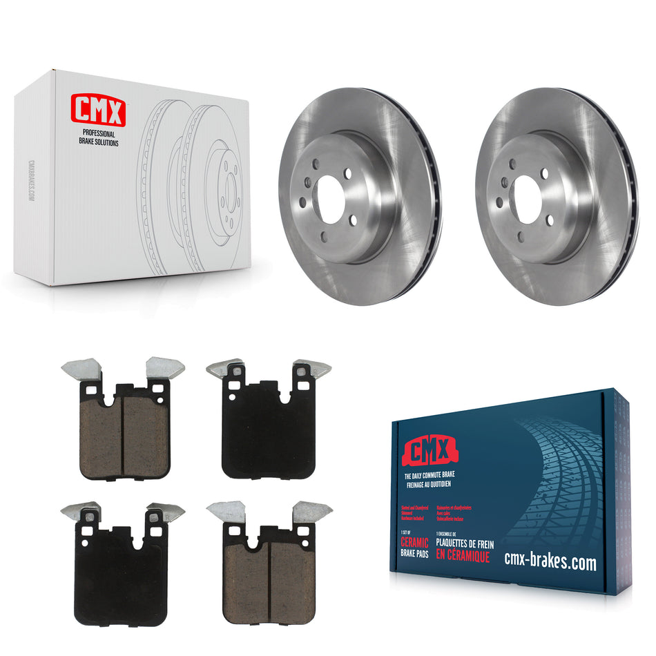 Rear Disc Brake Rotors And Ceramic Pads Kit For BMW 328i xDrive 330i 430i Gran Coupe 428i 335i 435i GT 340i 328d 440i K8C-103015