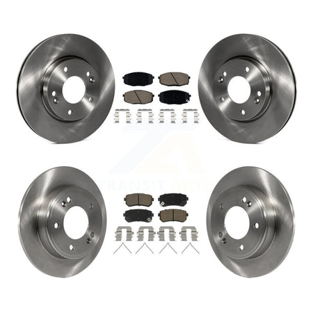 Front Rear Disc Brake Rotors And Ceramic Pads Kit For Hyundai Kona Kia Seltos K8C-103037