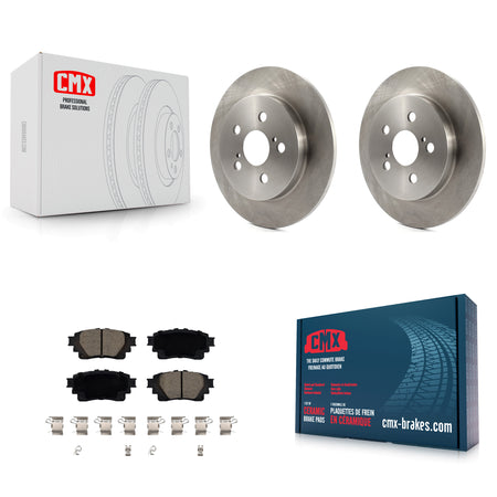 Rear Brake Rotor Ceramic Pad Kit For 2019 Toyota Corolla 1.8L With Electric Parking K8C-103055