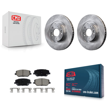 Front Disc Brake Rotors And Ceramic Pads Kit For 2019-2020 Hyundai Santa Fe K8C-103088