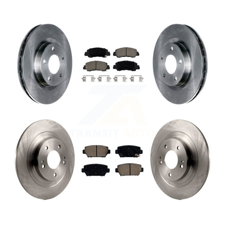 Front Rear Disc Brake Rotors And Ceramic Pads Kit For Mitsubishi Eclipse Cross K8C-103106