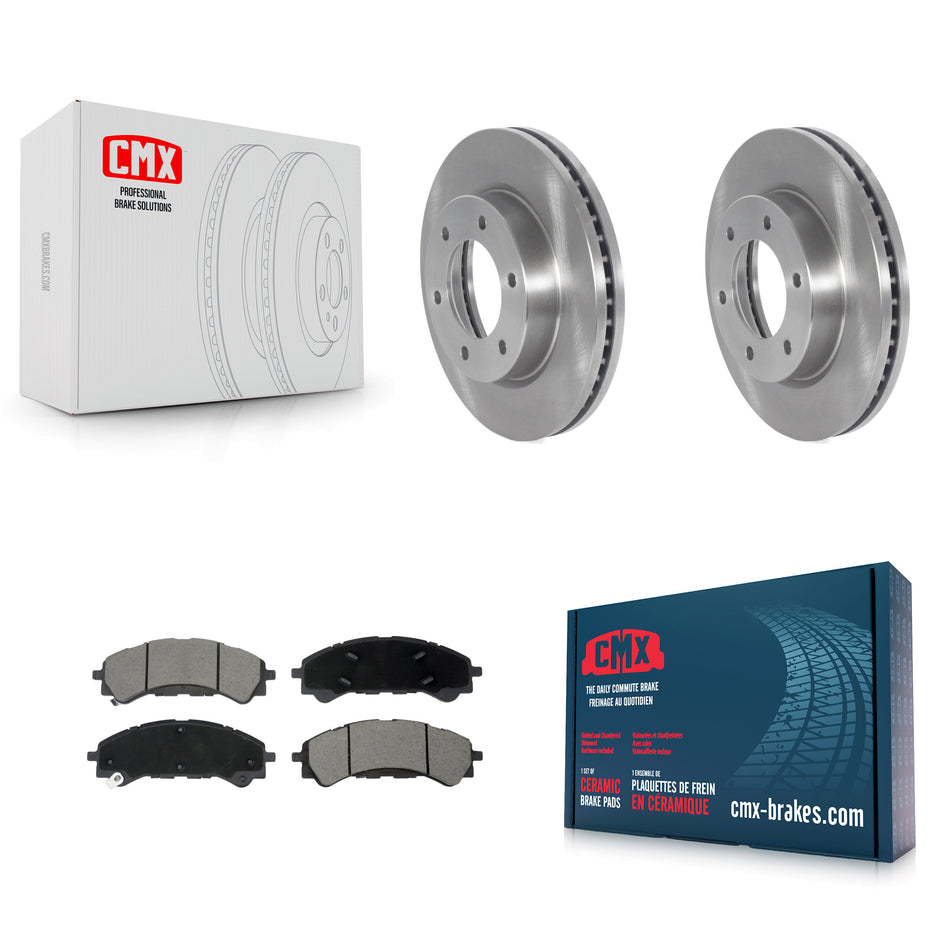 Front Disc Brake Rotors And Ceramic Pads Kit For Ford Ranger Bronco K8C-103115