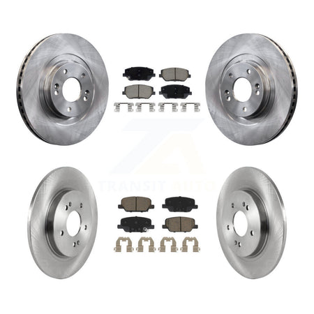 Front Rear Disc Brake Rotors And Ceramic Pads Kit For 2019-2020 Hyundai Santa Fe K8C-103119