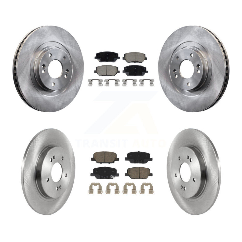 Front Rear Disc Brake Rotors And Ceramic Pads Kit For 2019-2020 Hyundai Santa Fe K8C-103119