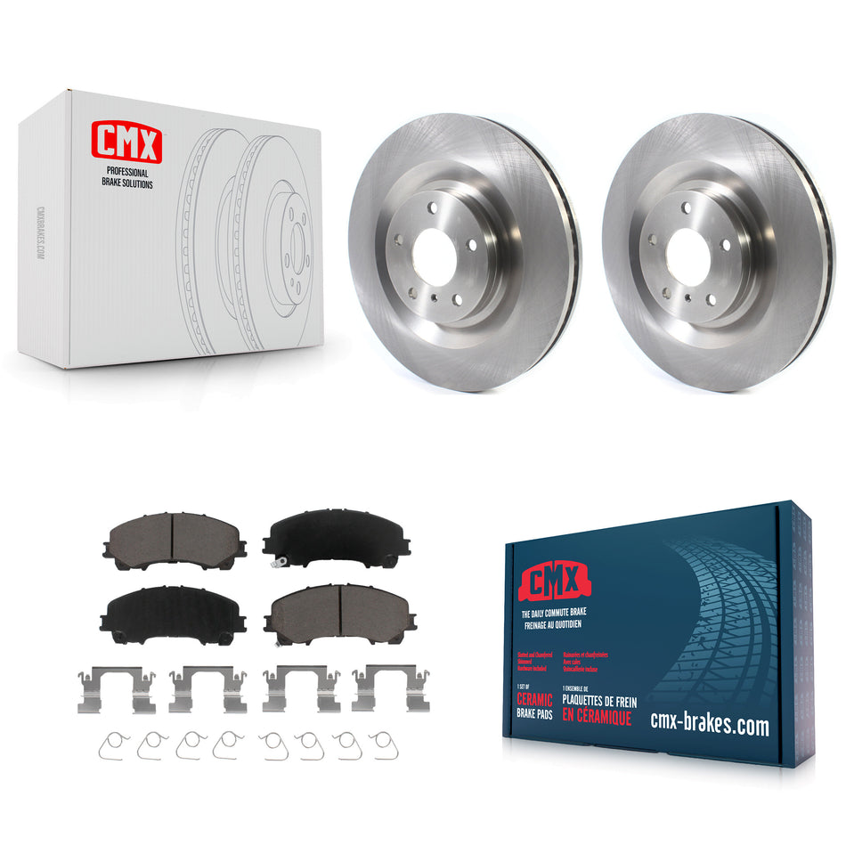 Front Disc Brake Rotors And Ceramic Pads Kit For INFINITI QX50 QX55 K8C-103130
