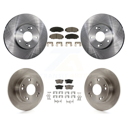 Front Rear Brake Rotor & Ceramic Pad Kit For Honda Accord With 282mm Diameter K8C-103135