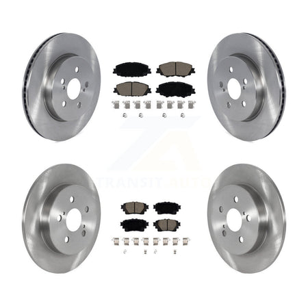 Front Rear Disc Brake Rotors And Ceramic Pads Kit For Toyota Corolla K8C-103139