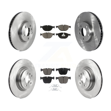 Front Rear Disc Brake Rotors And Ceramic Pads Kit (6Pc) For 2013 BMW ActiveHybrid 7 K8C-103152