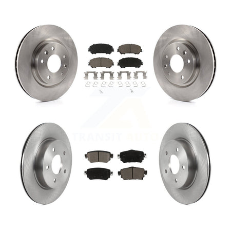 Front Rear Disc Brake Rotors And Ceramic Pads Kit For Nissan Rogue Sport Qashqai K8C-103176