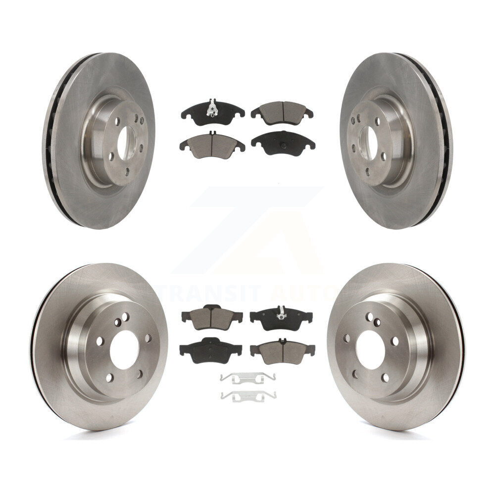 Front Rear Disc Brake Rotors And Ceramic Pads Kit For Mercedes-Benz E400 K8C-103179
