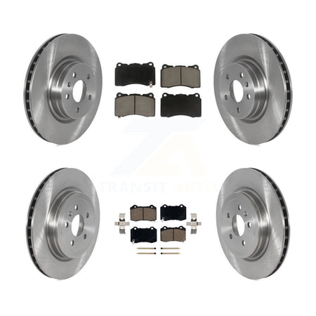 Front Rear Disc Brake Rotors Ceramic Pad Kit For 2017-2019 Tesla X S With Brembo Calipers K8C-103194