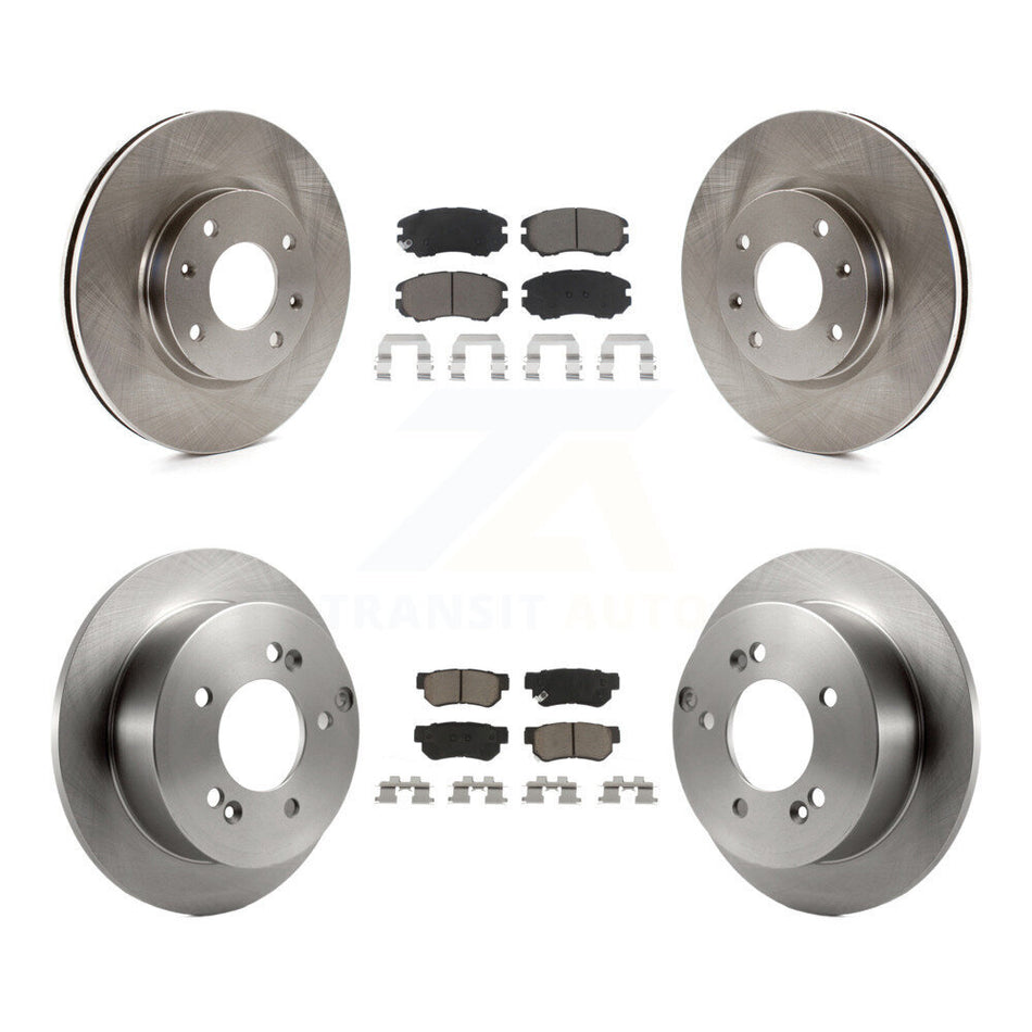 Front Rear Disc Brake Rotors And Ceramic Pads Kit For 2005 Kia Magentis From 10 05 K8C-103196