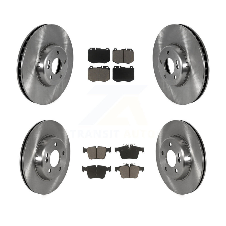 Front Rear Disc Brake Rotors And Ceramic Pads Kit For Mercedes-Benz C300 C400 C350e K8C-103240