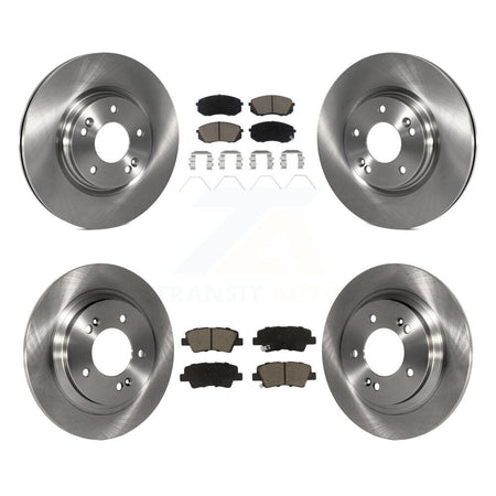 Front Rear Disc Brake Rotors And Ceramic Pads Kit For Hyundai Elantra GT Kia Forte5 K8C-103280