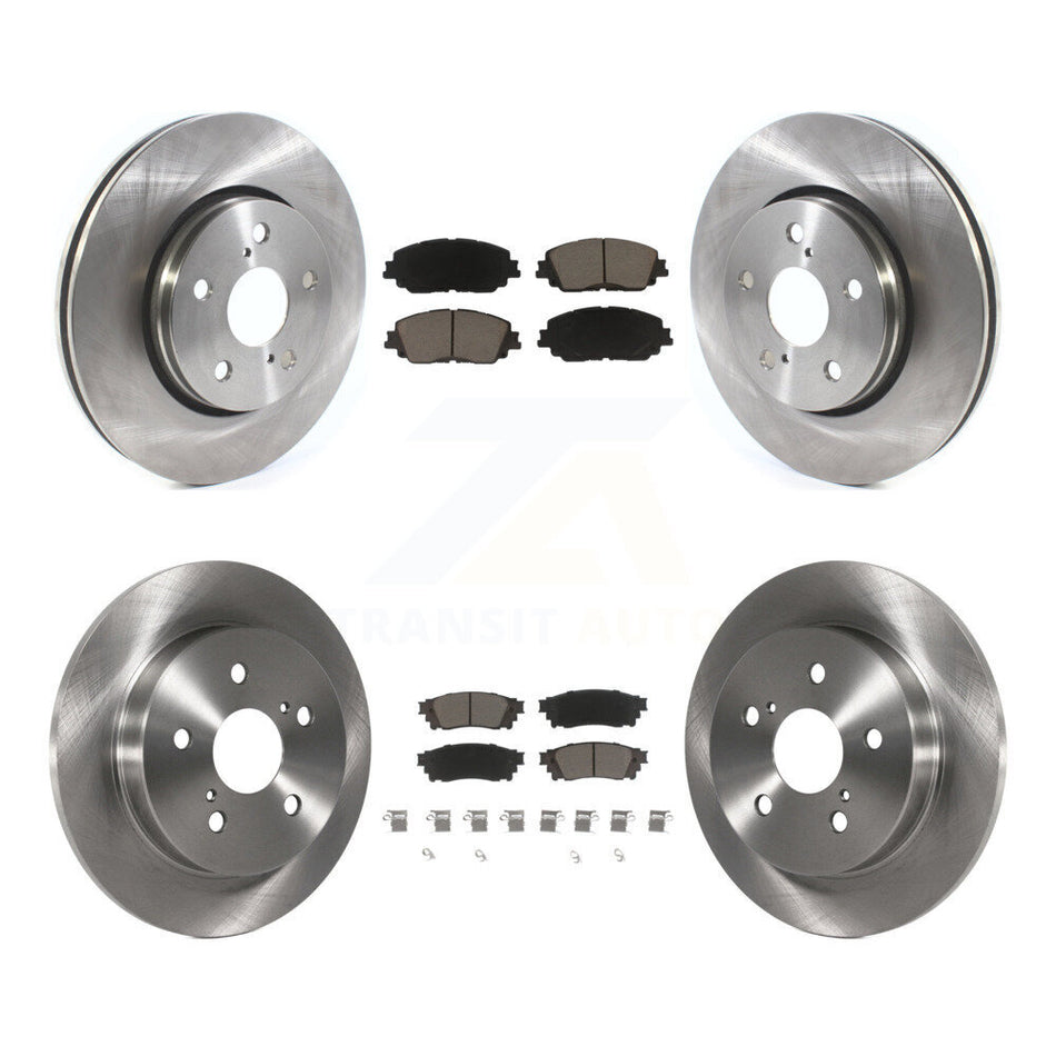 Front Rear Disc Brake Rotors And Ceramic Pads Kit For Toyota C-HR K8C-103298