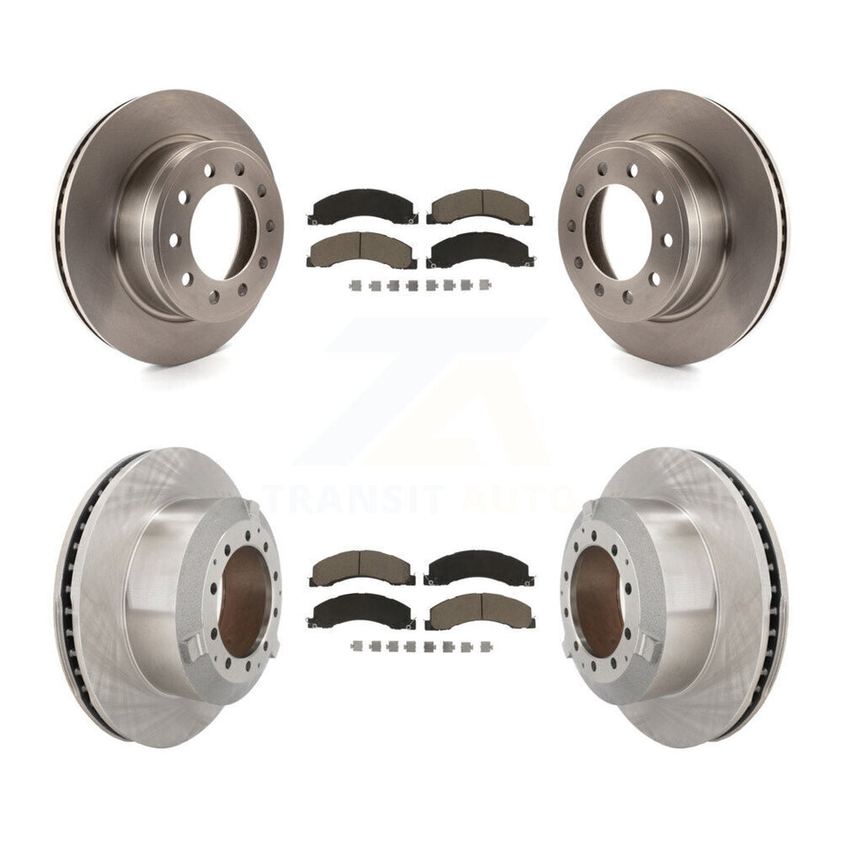 Front Rear Brake Rotor & Ceramic Pad Kit For Ram Dodge Sterling Truck 4500 5500 Bullet 45 K8C-103352
