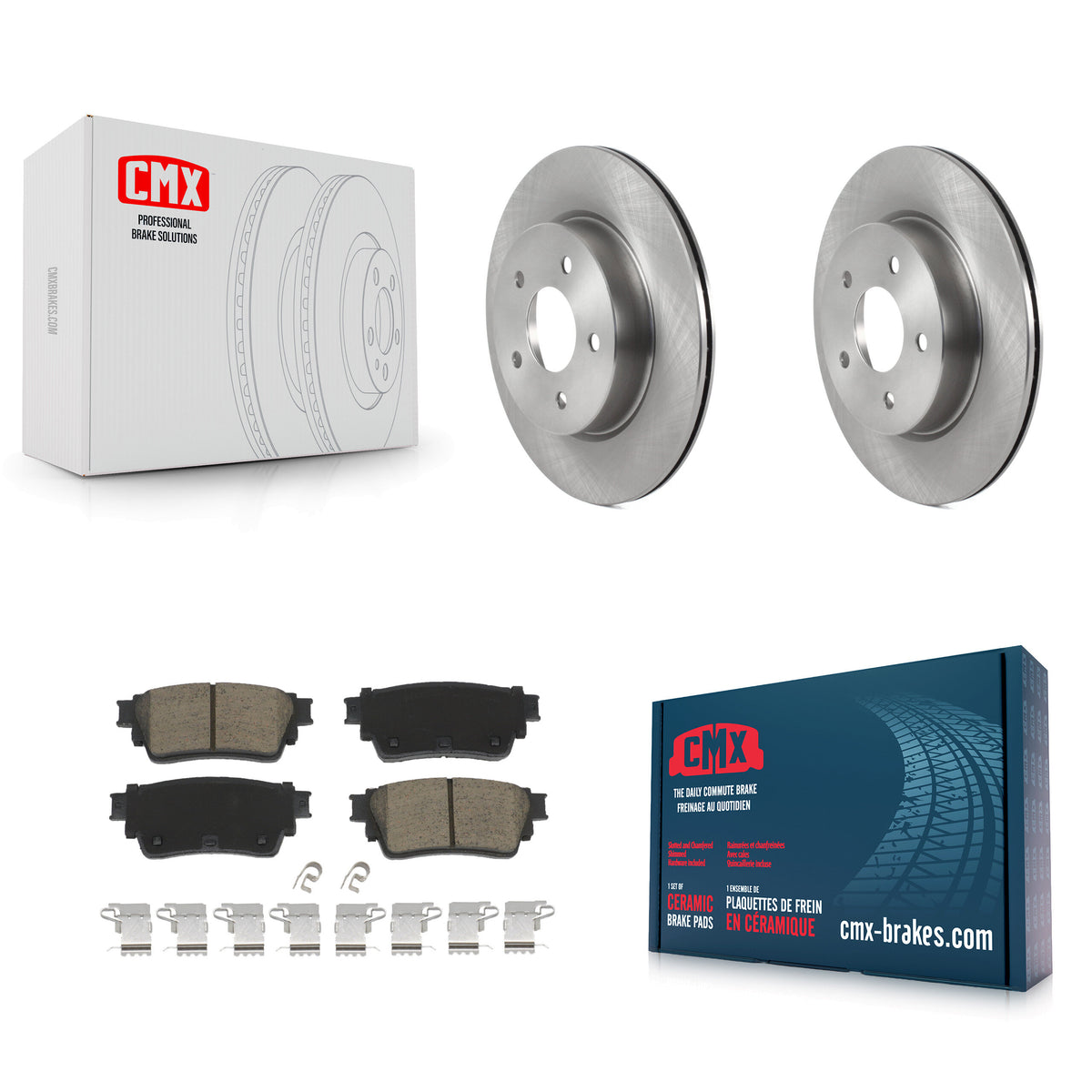 Rear Disc Brake Rotors And Ceramic Pads Kit For Nissan Rogue K8C-103353