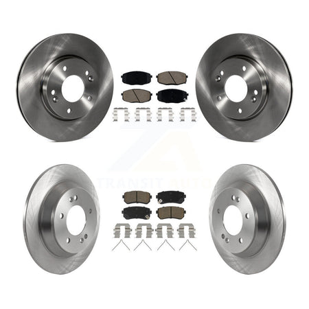 Front Rear Brake Rotors & Ceramic Pad Kit For 2022 Hyundai Kona With Manual Parking K8C-103368