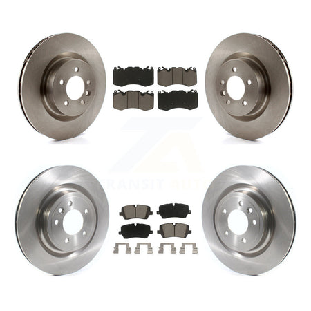 Front Rear Disc Brake Rotors And Ceramic Pads Kit For 2016 Land Rover Range 3.0L K8C-103378