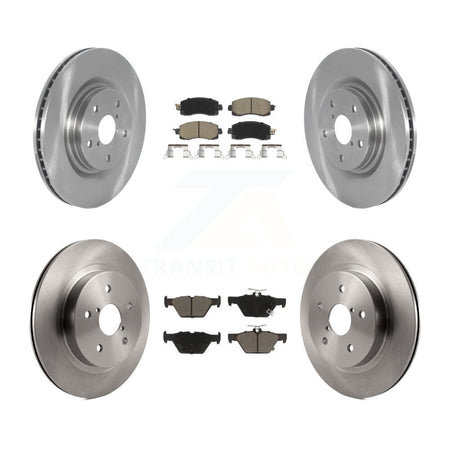 Front Rear Disc Brake Rotors And Ceramic Pads Kit For Subaru Outback WRX Legacy K8C-103384