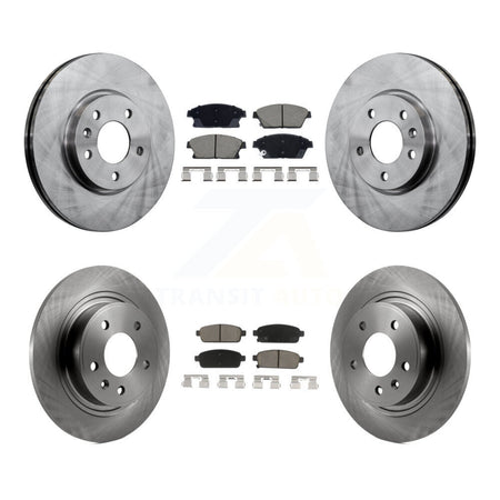 Front Rear Disc Brake Rotor Ceramic Pad Kit For Chevrolet Cruze Buick Verano Orlando Volt K8C-103420