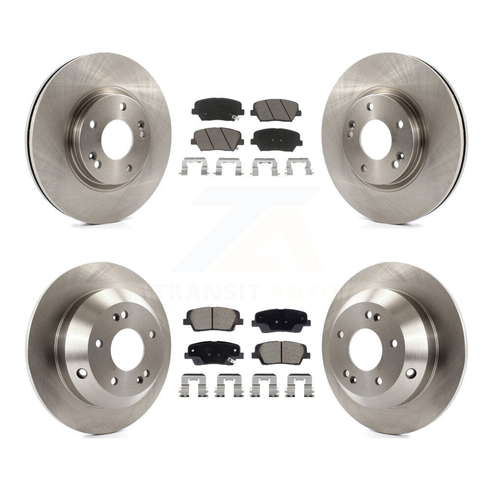 Front Rear Disc Brake Rotors And Ceramic Pads Kit For Hyundai Santa Fe Kia Sorento K8C-103422