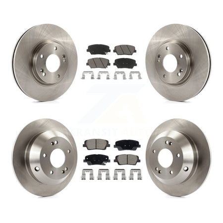 Front Rear Disc Brake Rotors And Ceramic Pads Kit For Hyundai Santa Fe Kia Sorento K8C-103422