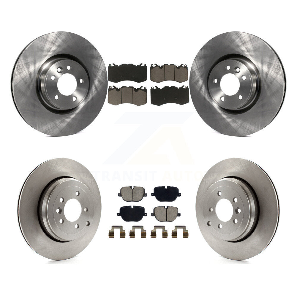 Front Rear Brake Rotors Ceramic Pad Kit For 2010-2013 Land Rover Range Sport Supercharged K8C-103426