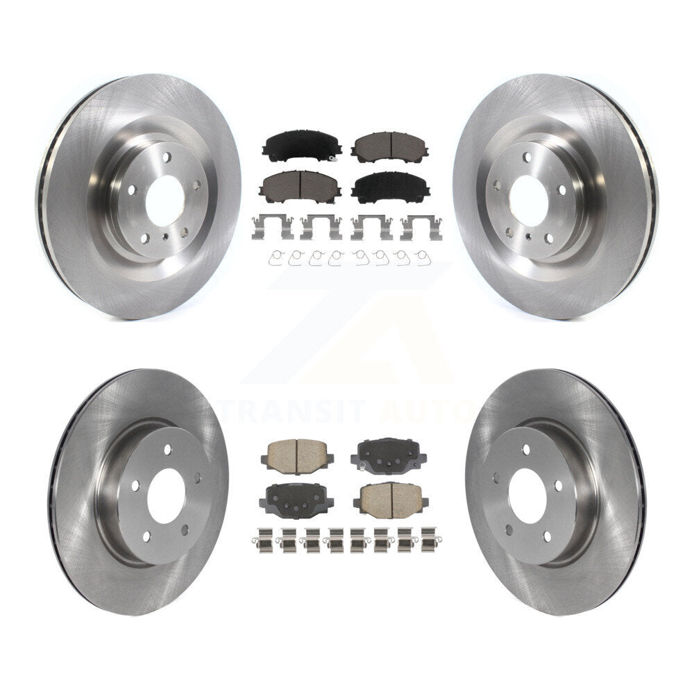 Front Rear Disc Brake Rotors And Ceramic Pads Kit For INFINITI QX50 QX55 K8C-103429