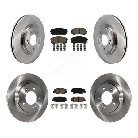 Front Rear Disc Brake Rotors And Ceramic Pads Kit For Hyundai Sonata Kia Niro EV K5 K8C-103431