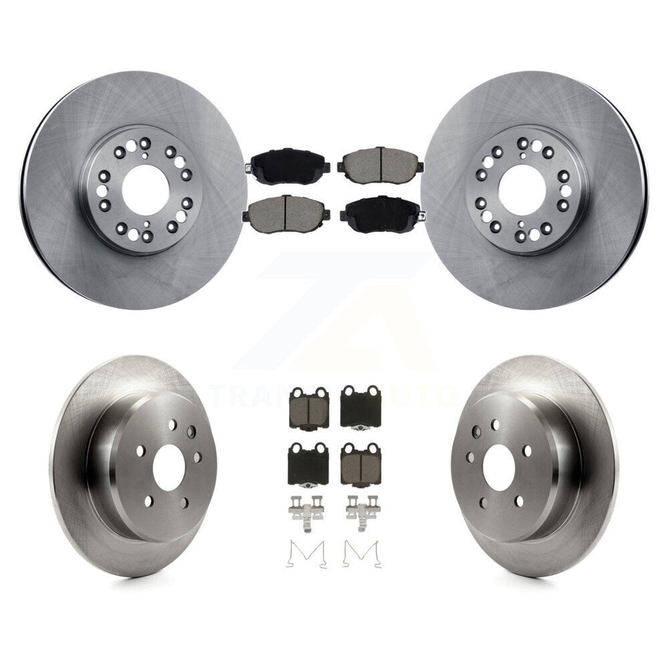 Front Rear Disc Brake Rotors And Ceramic Pads Kit For Lexus SC430 IS300 GS300 GS400 GS430 K8C-103436