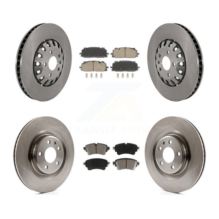 Front Rear Disc Brake Rotors And Ceramic Pads Kit For Audi A6 Quattro A7 Sportback K8C-103440