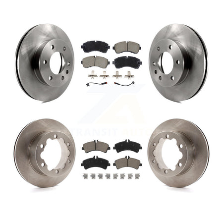Front Rear Brake Rotor Ceramic Pad Kit For Sprinter 3500 Mercedes-Benz Dodge Freightliner K8C-103442