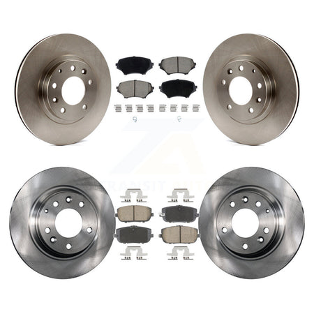 Front Rear Disc Brake Rotors And Ceramic Pads Kit For 2006-2015 Mazda MX-5 Miata K8C-103449
