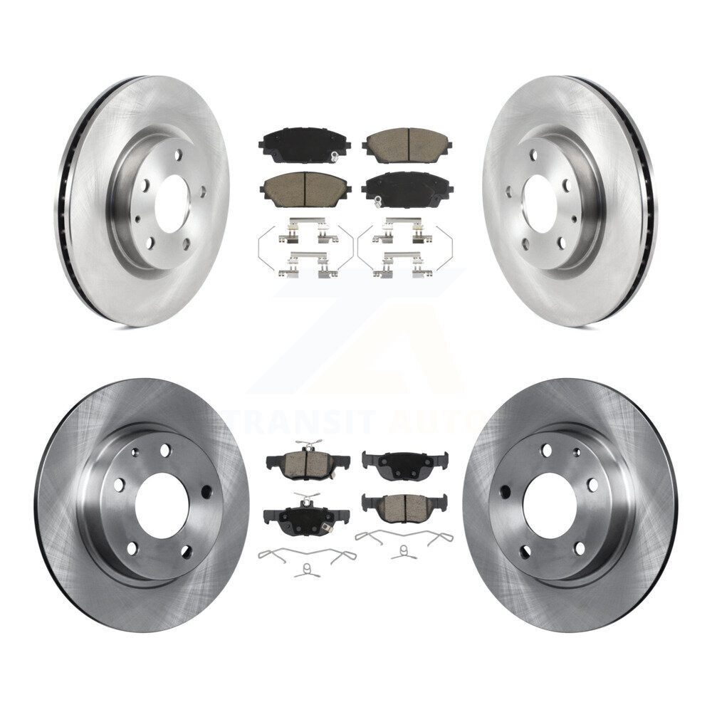 Front Rear Brake Rotor And Ceramic Pad Kit For Mazda CX-30 With 264mm Diameter K8C-103452